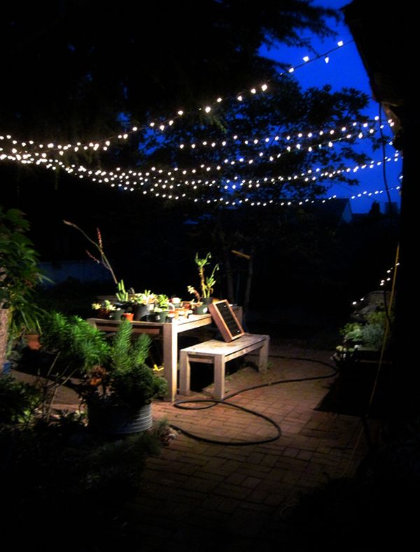 осветление за освежаване на градината